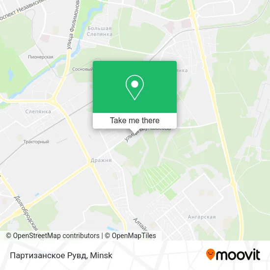 Партизанское Рувд map