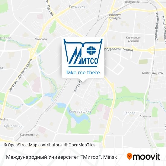 Международный Университет ""Митсо"" map