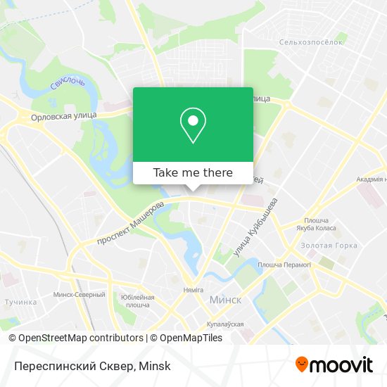 Переспинский Сквер map