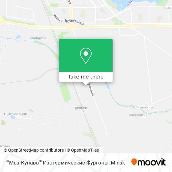 ""Маз-Купава"" Изотермические Фургоны map