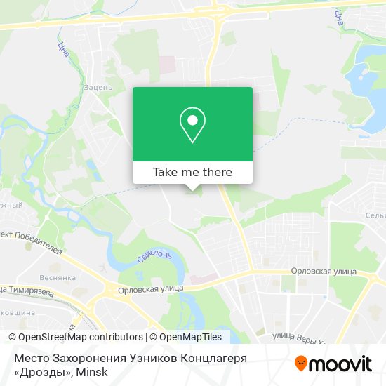 Место Захоронения Узников Концлагеря «Дрозды» map