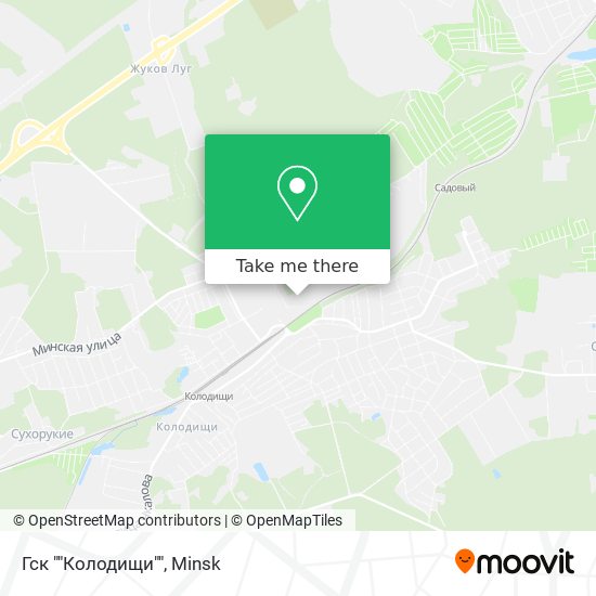 Гск ""Колодищи"" map