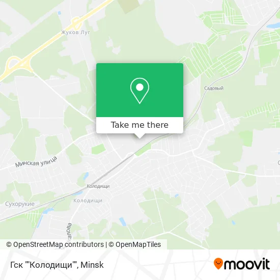 Гск ""Колодищи"" map