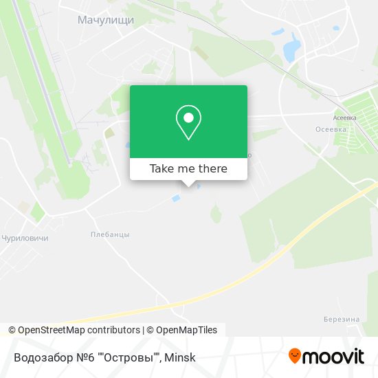 Водозабор №6 ""Островы"" map