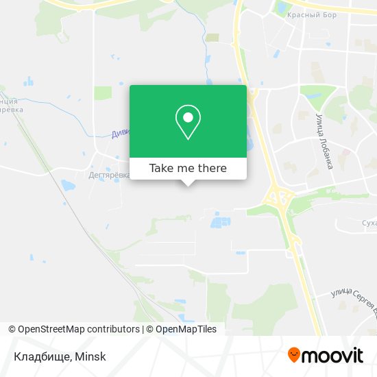 Кладбище map