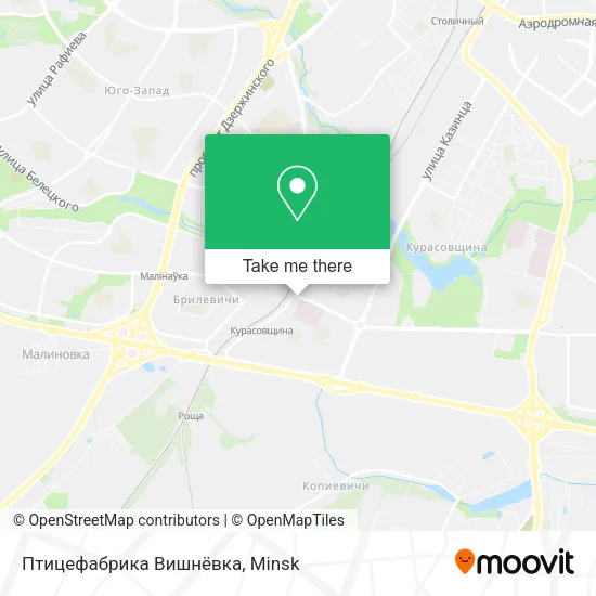 Птицефабрика Вишнёвка map