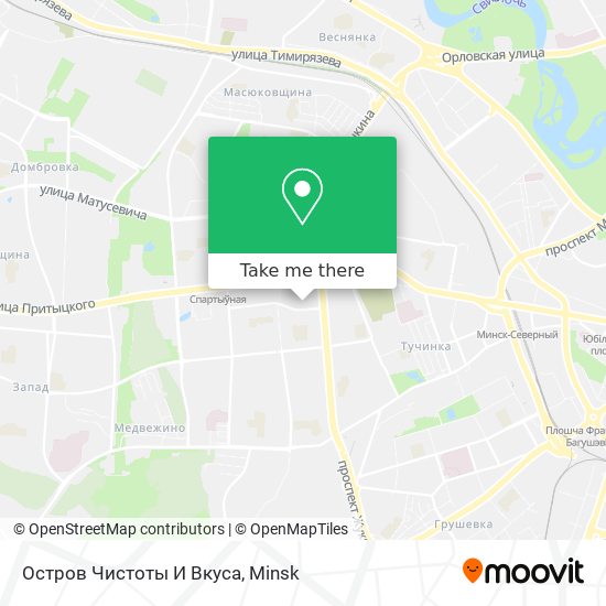 Остров Чистоты И Вкуса map