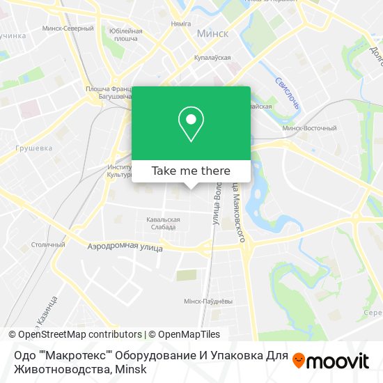 Одо ""Макротекс"" Оборудование И Упаковка Для Животноводства map