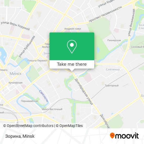 Зорина map