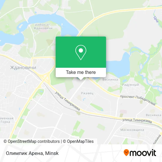 Олимпик Арена map