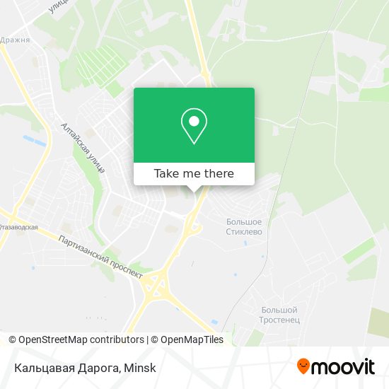 Кальцавая Дарога map