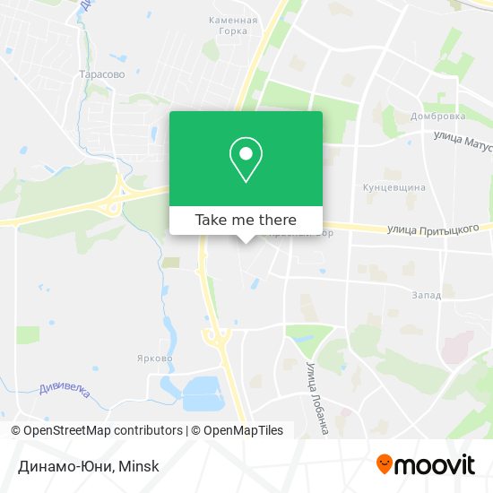 Динамо-Юни map