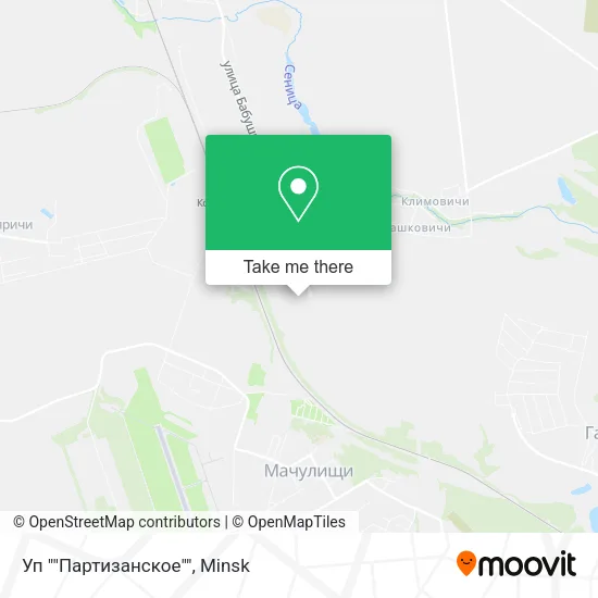 Уп ""Партизанское"" map