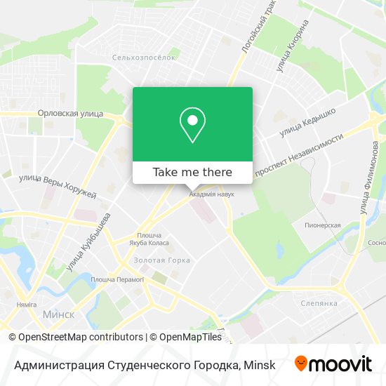 Администрация Студенческого Городка map