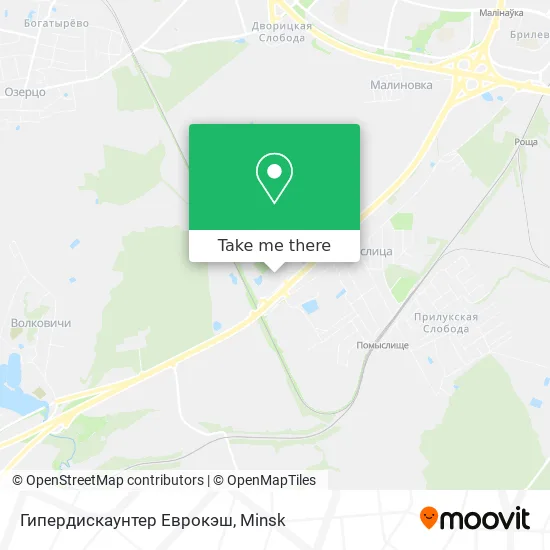 Гипердискаунтер Еврокэш map