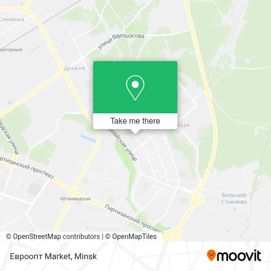 Евроопт Market map