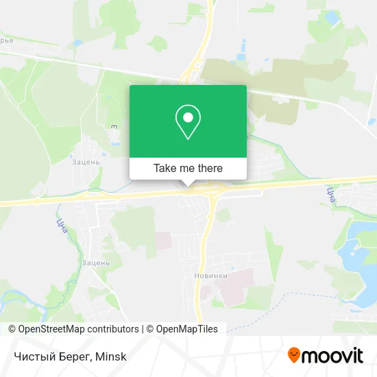 Чистый Берег map