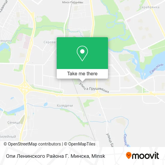 Опи Ленинского Района Г. Минска map