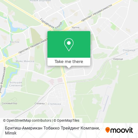 Бритиш-Американ Тобакко Трейдинг Компани map