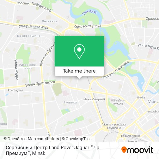 Сервисный Центр Land Rover Jaguar ""Лр Премиум"" map