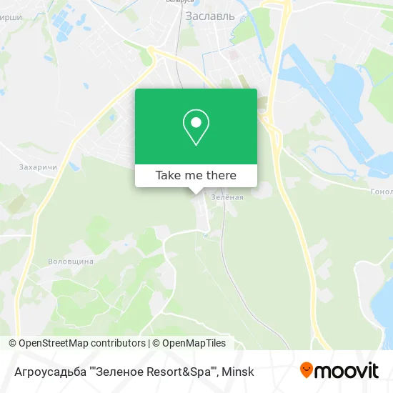 Агроусадьба ""Зеленое Resort&Spa"" map