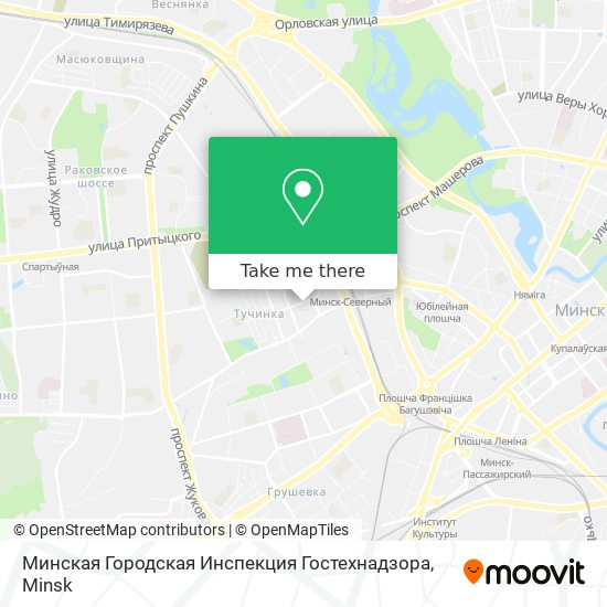Минская Городская Инспекция Гостехнадзора map