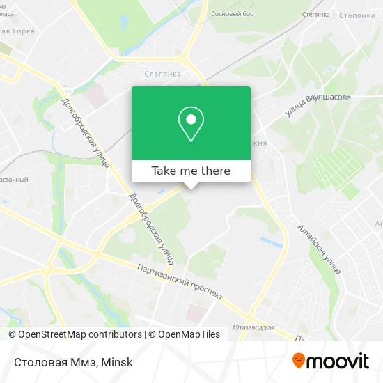 Столовая Ммз map