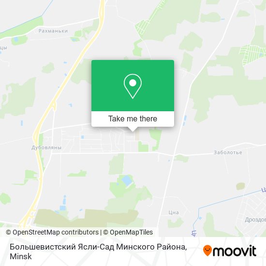Большевистский Ясли-Сад Минского Района map