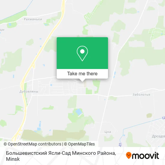 Большевистский Ясли-Сад Минского Района map