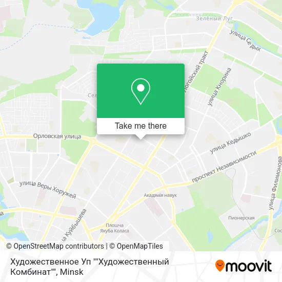 Художественное Уп ""Художественный Комбинат"" map