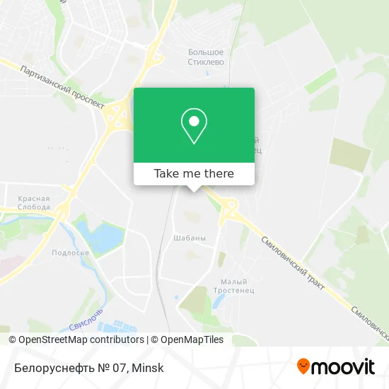 Белоруснефть № 07 map