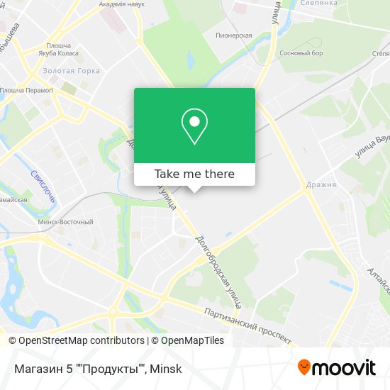 Магазин 5 ""Продукты"" map