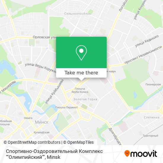 Спортивно-Оздоровительный Комплекс ""Олимпийский"" map