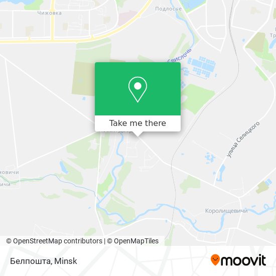 Белпошта map