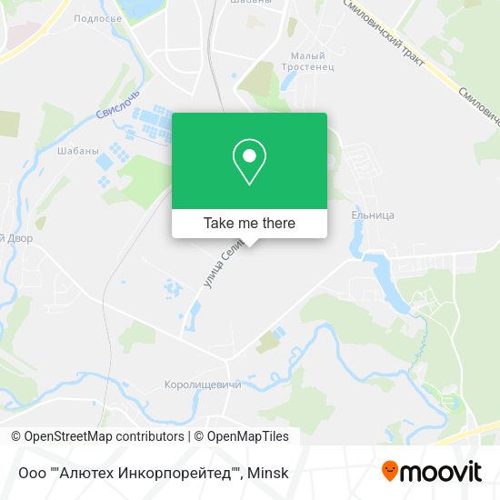Ооо ""Алютех Инкорпорейтед"" map