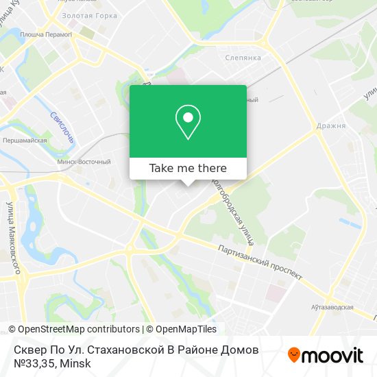 Сквер По Ул. Стахановской В Районе Домов №33,35 map