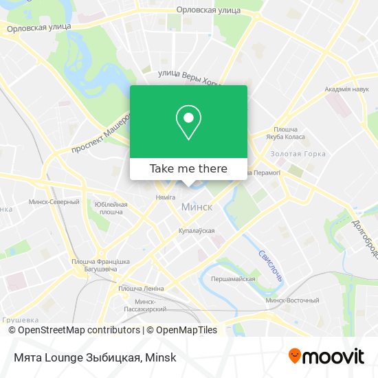 Мята Lounge Зыбицкая map