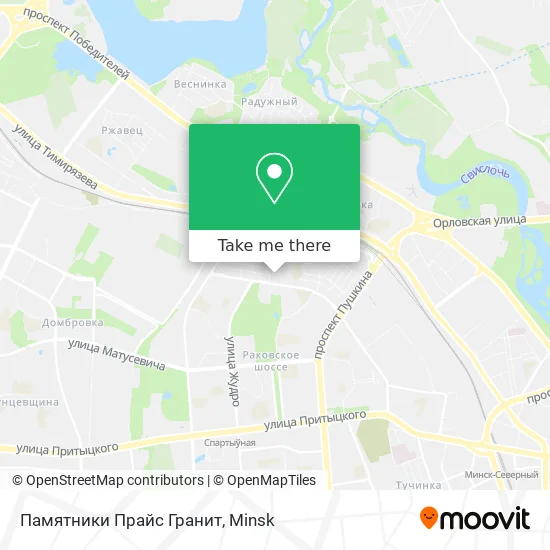 Памятники Прайс Гранит map