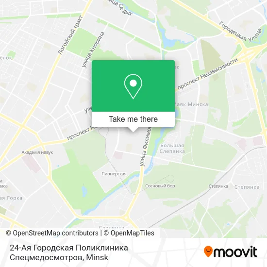 24-Ая Городская Поликлиника Спецмедосмотров map
