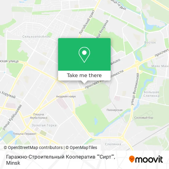Гаражно-Строительный Кооператив ""Сирт"" map