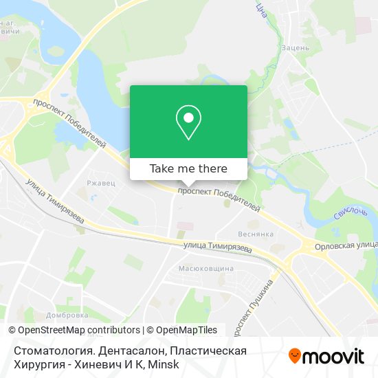 Стоматология. Дентасалон, Пластическая Хирургия - Хиневич И К map