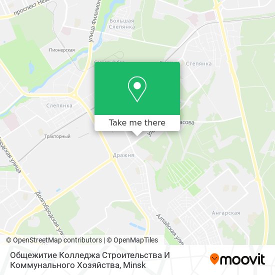 Общежитие Колледжа Строительства И Коммунального Хозяйства map