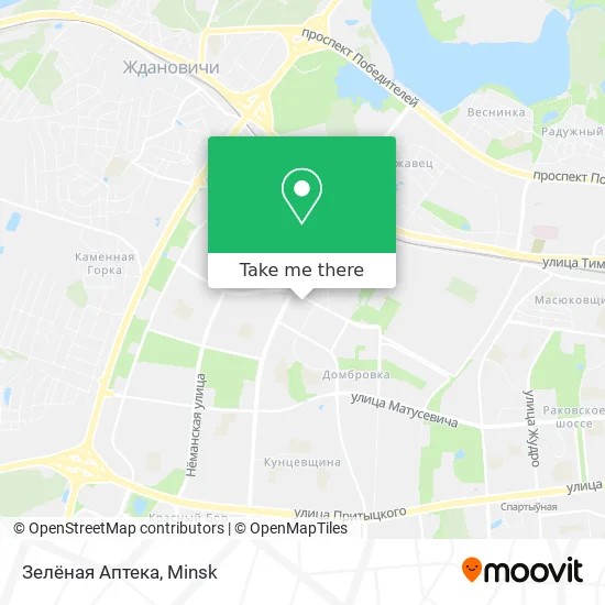 Зелёная Аптека map