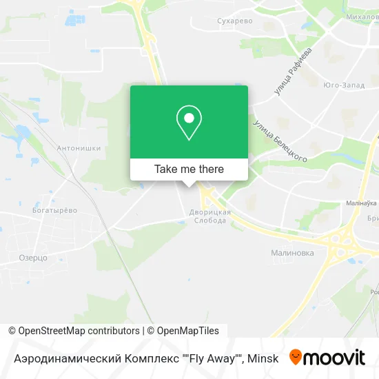 Аэродинамический Комплекс ""Fly Away"" map
