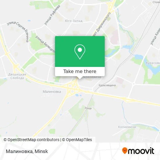 Малиновка map