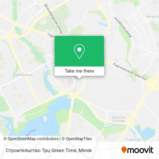 Строительство Трц Green Time map