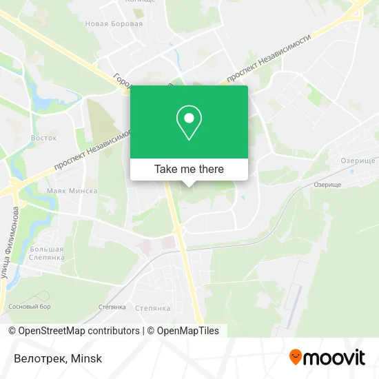 Велотрек map