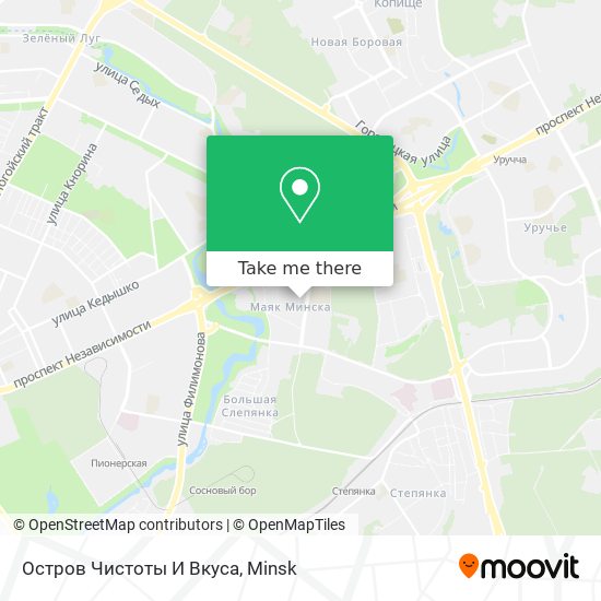 Остров Чистоты И Вкуса map