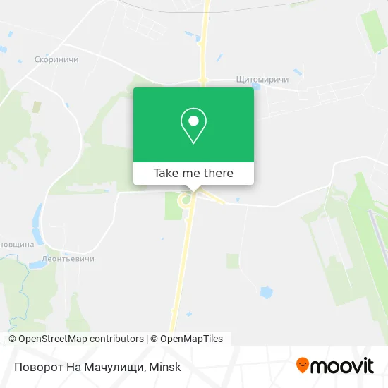 Поворот На Мачулищи map