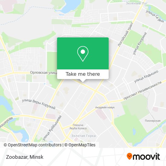 Zoobazar map